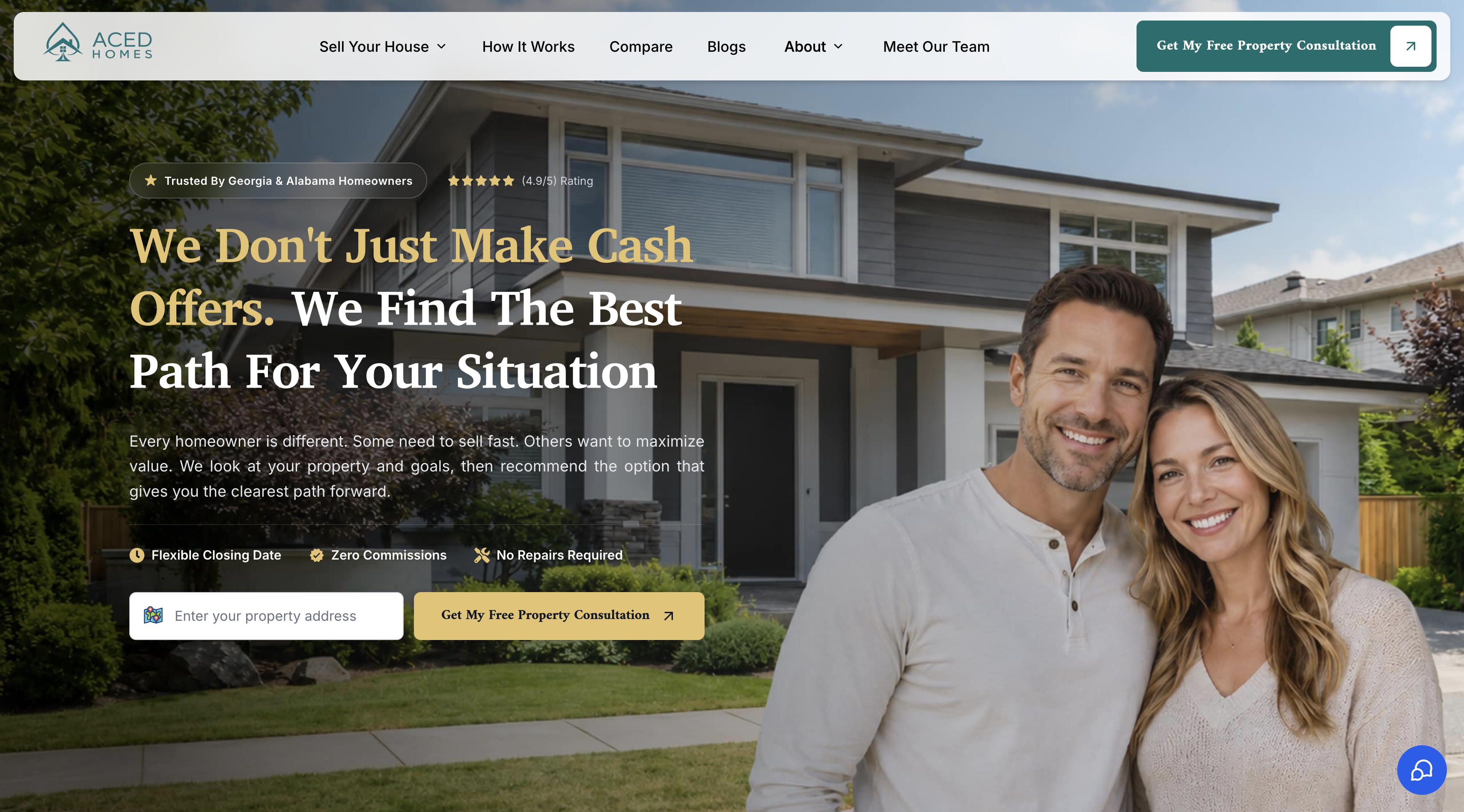 AECD Homes website